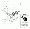 Tanaka TBC-2501 - Grass Trimmer Listas de piezas de repuesto y dibujos Recoil Starter