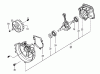 Tanaka TBC-255PF - Grass Trimmer Listas de piezas de repuesto y dibujos Crankcase & Flywheel