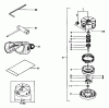Tanaka TBC-265SS - Brush Cutter Listas de piezas de repuesto y dibujos Tools & Nylon Head