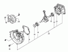 Tanaka TBC-280 - Grass Trimmer Listas de piezas de repuesto y dibujos Crankcase & Flywheel