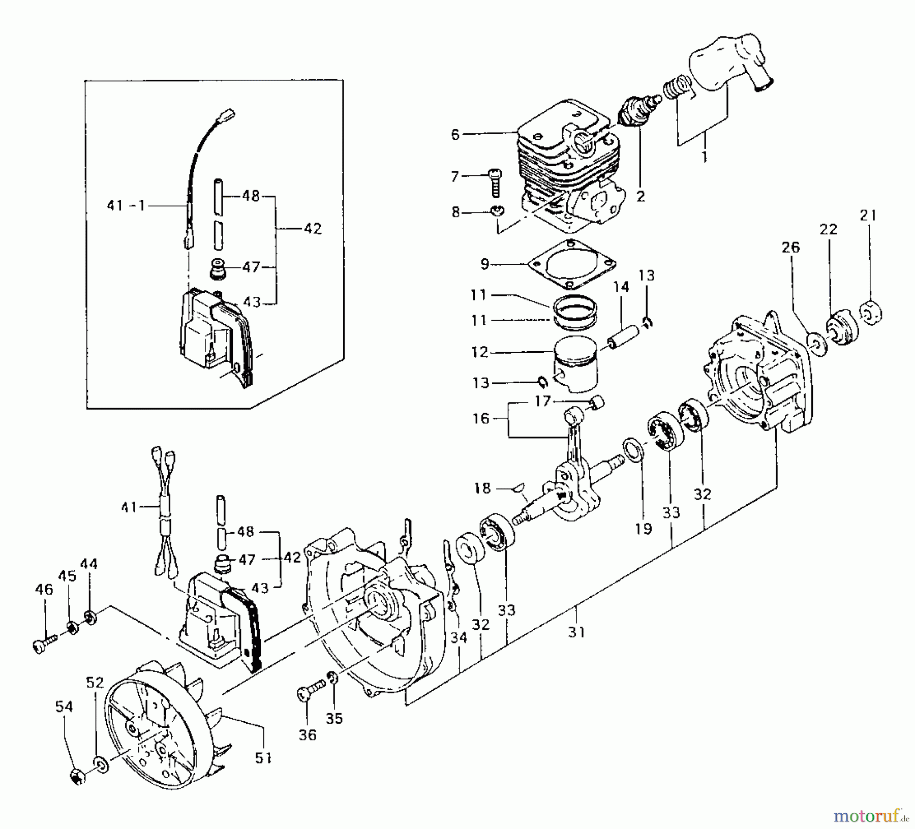  Tanaka Trimmer, Motorsensen TBC-300 - Tanaka Brush Cutter Engine