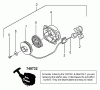 Tanaka TBC-340 - Grass Trimmer / Brush Cutter Listas de piezas de repuesto y dibujos Recoil Starter
