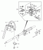 Tanaka TBC-340PF - Grass Trimmer / Brush Cutter Listas de piezas de repuesto y dibujos Handle, Throttle Lever, Shaft
