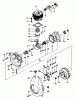 Tanaka TBC-400 - Brush Cutter Listas de piezas de repuesto y dibujos Engine
