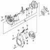 Tanaka TBC-400PF - Brushcutter, 40cc Listas de piezas de repuesto y dibujos Crankcase & Flywheel