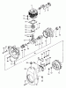 Tanaka TBC-422C - Brush Cutter Listas de piezas de repuesto y dibujos Engine