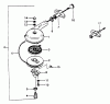 Tanaka TOB-120 - 1.2HP Outboard Motor Listas de piezas de repuesto y dibujos Recoil Starter Assembly