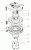 Toro 30544 (117/120) - 44" Side Discharge Mower, Groundsmaster 117/120, 1991 (100001-199999) Listas de piezas de repuesto y dibujos CLUTCH ASSEMBLY NO. 54-0220