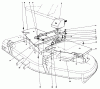 Toro 30555 (200) - 52" Side Discharge Mower, Groundsmaster 200 Series, 1991 (1000001-1999999) Listas de piezas de repuesto y dibujos CUTTING UNIT MODEL NO. 30555 #3