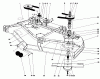 Toro 30555 (200) - 52" Side Discharge Mower, Groundsmaster 200 Series, 1989 (SN 90001-99999) Listas de piezas de repuesto y dibujos CUTTING UNIT MODEL NO. 30568 #1