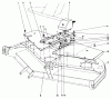 Toro 30555 (200) - 52" Side Discharge Mower, Groundsmaster 200 Series, 1990 (SN 00001-09999) Listas de piezas de repuesto y dibujos CUTTING UNIT MODEL NO. 30568 #3