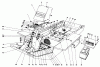 Toro 30575 - 72" Side Discharge Mower, 1991 (100001-199999) Listas de piezas de repuesto y dibujos INSTRUMENT PANEL AND STEERING POST ASSEMBLY