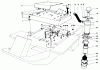 Toro 30555 (200) - 52" Side Discharge Mower, Groundsmaster 200 Series, 1991 (1000001-1999999) Listas de piezas de repuesto y dibujos SEAT MOUNT AND AIR CLEANER ASSEMBLY