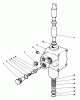 Toro 30555 (200) - 52" Side Discharge Mower, Groundsmaster 200 Series, 1991 (1000001-1999999) Listas de piezas de repuesto y dibujos VALVE ASSEMBLY NO. 43-1700