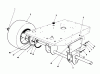 Toro 55660 - 44" Side Discharge Mower, 1990 Listas de piezas de repuesto y dibujos REAR WHEEL & AXLE ASSEMBLY