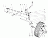 Toro 57228 - 32" Lawn Tractor, 1972 (2000001-2999999) Listas de piezas de repuesto y dibujos FRONT AXLE ASSEMBLY