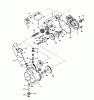 Toro 57228 - 32" Lawn Tractor, 1973 (3000001-3999999) Listas de piezas de repuesto y dibujos MODEL 352 TRANSMISSION TECUMSEH