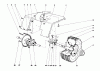 Toro 57228 - 32" Lawn Tractor, 1972 (2000001-2999999) Listas de piezas de repuesto y dibujos REAR AXLE ASSEMBLY