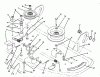 Toro 78230 - 42" Side Discharge Mower, 260 Series Yard Tractors, 1993 (3900001-3999999) Listas de piezas de repuesto y dibujos PULLEYS & IDLER ARM ASSEMBLY