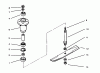 Toro 78305 - 36" Rear Discharge Mower, 1996 (6900001-6999999) Listas de piezas de repuesto y dibujos SPINDLE AND BLADE