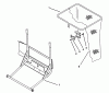 Toro 07-42VY01 - Easy Twin 42" Vacuum Bagger, 1992 (2000001-2999999) Listas de piezas de repuesto y dibujos BAG & FRAME ASSEMBLY