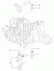 Toro 105-1383 - Hydrostatic Transaxle Replacement Kit, 260 Series Yard and Garden Tractors Listas de piezas de repuesto y dibujos FULCRUM AND SHAFT ASSEMBLY