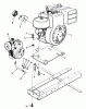 Toro 01-11BH01 (SB-421) - SB-421 8-Speed Garden Tractor, 1982 Listas de piezas de repuesto y dibujos SINGLE CYLINDER ENGINE