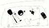 Toro 106-2245 - Light Kit, TimeCutter Z Riding Mowers Listas de piezas de repuesto y dibujos SWITCH ASSEMBLY