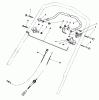 Toro 20620 - Lawnmower, 1986 (6000001-6999999) Listas de piezas de repuesto y dibujos TRACTION CONTROL ASSEMBLY