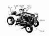 Toro 2-0211 - Ranger 800 Tractor, 1972 Listas de piezas de repuesto y dibujos 15.000 SEAT, DECALS, MISC. TRIM