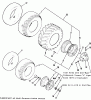 Toro 11-10K802 (C-105) - C-105 8-Speed Tractor, 1984 Listas de piezas de repuesto y dibujos WHEELS AND TIRES