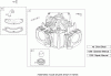 Toro 13AT61RH544 (LX466) - LX466 Lawn Tractor, 2008 (SN 1-) Listas de piezas de repuesto y dibujos CYLINDER ASSEMBLY BRIGGS AND STRATTON 407777-0550-B1