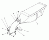 Toro 30124 - 32" Soft Bag (3 bu.) for Floating Mid-Size Mowers, 1990 (0000001-0999999) Listas de piezas de repuesto y dibujos CHUTE & BAG ASSEMBLY