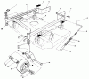 Toro 30144 - 44" Side Discharge Mower, 1985 (SN 5000001-5999999) Listas de piezas de repuesto y dibujos 36" CARRIER FRAME MODEL NO. 30136