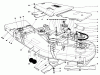 Toro 30144 - 44" Side Discharge Mower, 1985 (SN 5000001-5999999) Listas de piezas de repuesto y dibujos 52" CUTTING DECK MODEL NO. 30152