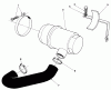 Toro 30144 - 44" Side Discharge Mower, 1985 (SN 5000001-5999999) Listas de piezas de repuesto y dibujos AIR CLEANER ASSEMBLY