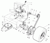 Toro 30136 - 36" Side Discharge Mower, 1986 (6000001-6000797) Listas de piezas de repuesto y dibujos AXLE ASSEMBLY
