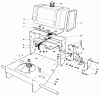 Toro 30113 - Mid-Size Proline Gear Traction Unit, 8 hp, 1985 (5000001-5999999) Listas de piezas de repuesto y dibujos FRAME ASSEMBLY