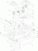 Toro 14AQ81RP544 (GT2200) - GT2200 Garden Tractor, 2006 (1A136H30000-) Listas de piezas de repuesto y dibujos DECK ASSEMBLY
