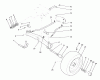 Toro 22-14OE01 (244-H) - 244-H Yard Tractor, 1991 (1000001-1999999) Listas de piezas de repuesto y dibujos FRONT AXLE ASSEMBLY