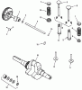 Toro 51-12KE01 (312-H) - 312-H Garden Tractor, 1991 (1000001-1999999) Listas de piezas de repuesto y dibujos KOHLER CAMSHAFT, CRANKSHAFT & VALVES