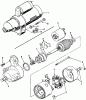 Toro 51-12KE01 (312-H) - 312-H Garden Tractor, 1991 (1000001-1999999) Listas de piezas de repuesto y dibujos STARTER