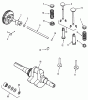 Toro 31-12K804 (312-8) - 312-8 Garden Tractor, 1992 (2000001-2999999) Listas de piezas de repuesto y dibujos KOHLER CAMSHAFT, CRANKSHAFT AND VALVES