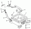 Toro 31-16O804 (416-8) - 416-8 Garden Tractor, 1992 (2000001-2999999) Listas de piezas de repuesto y dibujos OIL BASE FILL TUBE AND BRACKET POWER PLUS