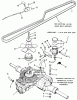 Toro 42-08B401 (208-4) - 208-4 Tractor, 1989 Listas de piezas de repuesto y dibujos HYDROSTATIC TRANSAXLE