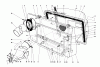 Toro 57360 (11-32) - 11-32 Lawn Tractor, 1982 (2000001-2999999) Listas de piezas de repuesto y dibujos EASY-EMPTY GRASS CATCHER MODEL 59111 #1