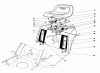 Toro 57360 (11-32) - 11-32 Lawn Tractor, 1982 (2000001-2999999) Listas de piezas de repuesto y dibujos REAR BODY & SEAT ASSEMBLY