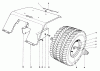 Toro 55002 (935) - 935 Recoil Lawn Tractor, 1969 (9000001-9999999) Listas de piezas de repuesto y dibujos 935 AND 935E REAR TIRE AND FENDER ASSEMBLY