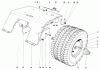 Toro 55150 (940) - 940 Electric Tractor, 1969 (9000001-9999999) Listas de piezas de repuesto y dibujos 940 REAR TIRE AND FENDER ASSEMBLY