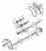 Toro 55152 (888) - 888 matic Tractor, 1970 (0000001-0999999) Listas de piezas de repuesto y dibujos TRANSAXLE MODEL NO. 1302 ASSEMBLY